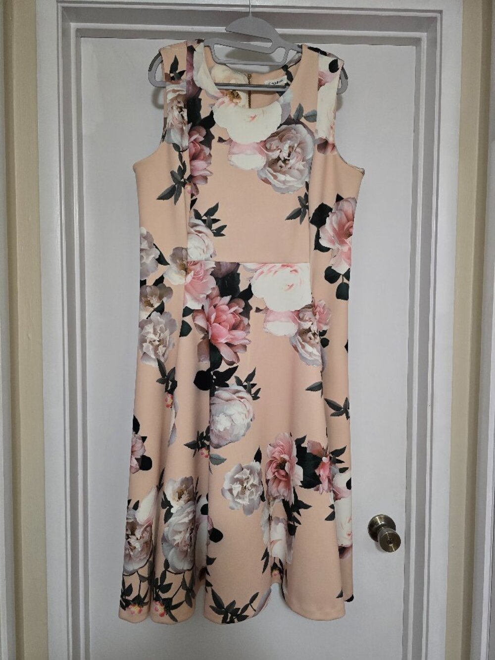 Calvin Klein Scuba A Line Dress w/ pockets - Size 16